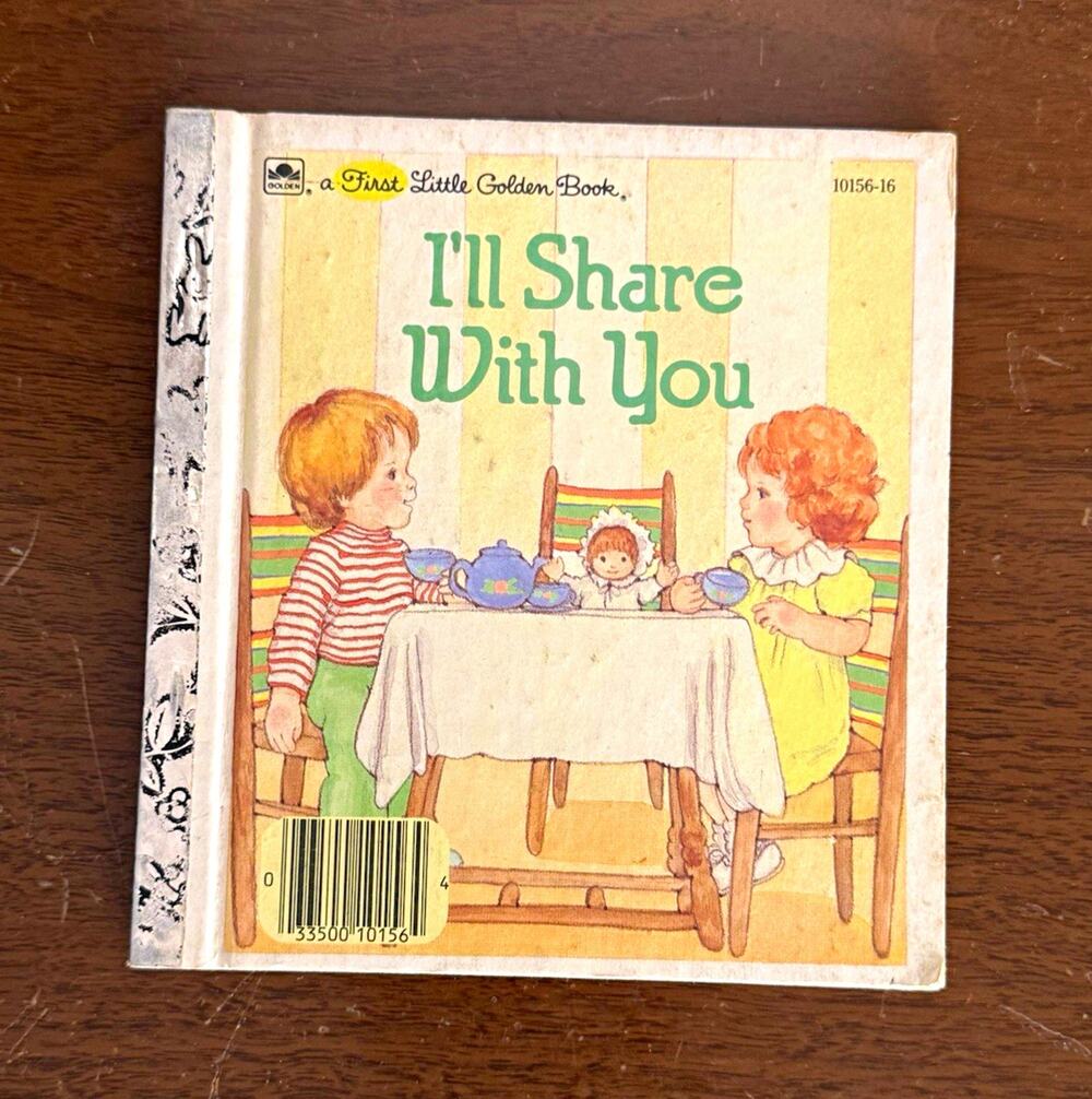 Golden Books A First Little Golden Book I'll Share With You HC Illustrated